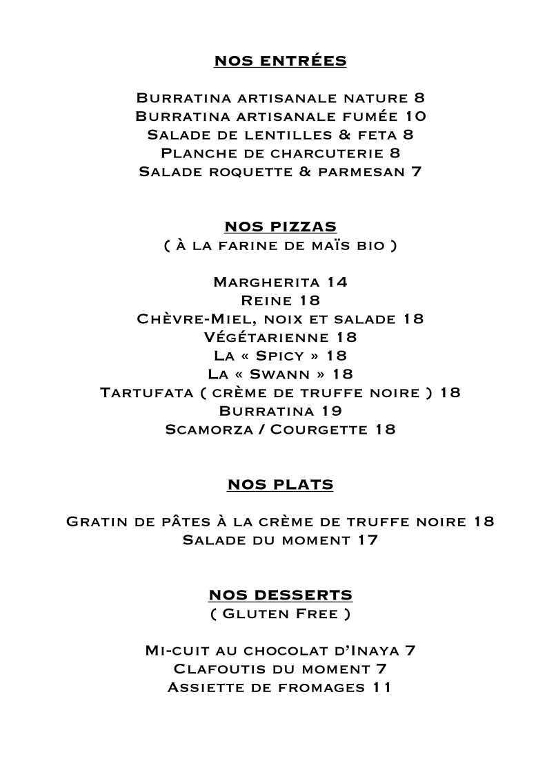 Menu Chez Ma Poule-1